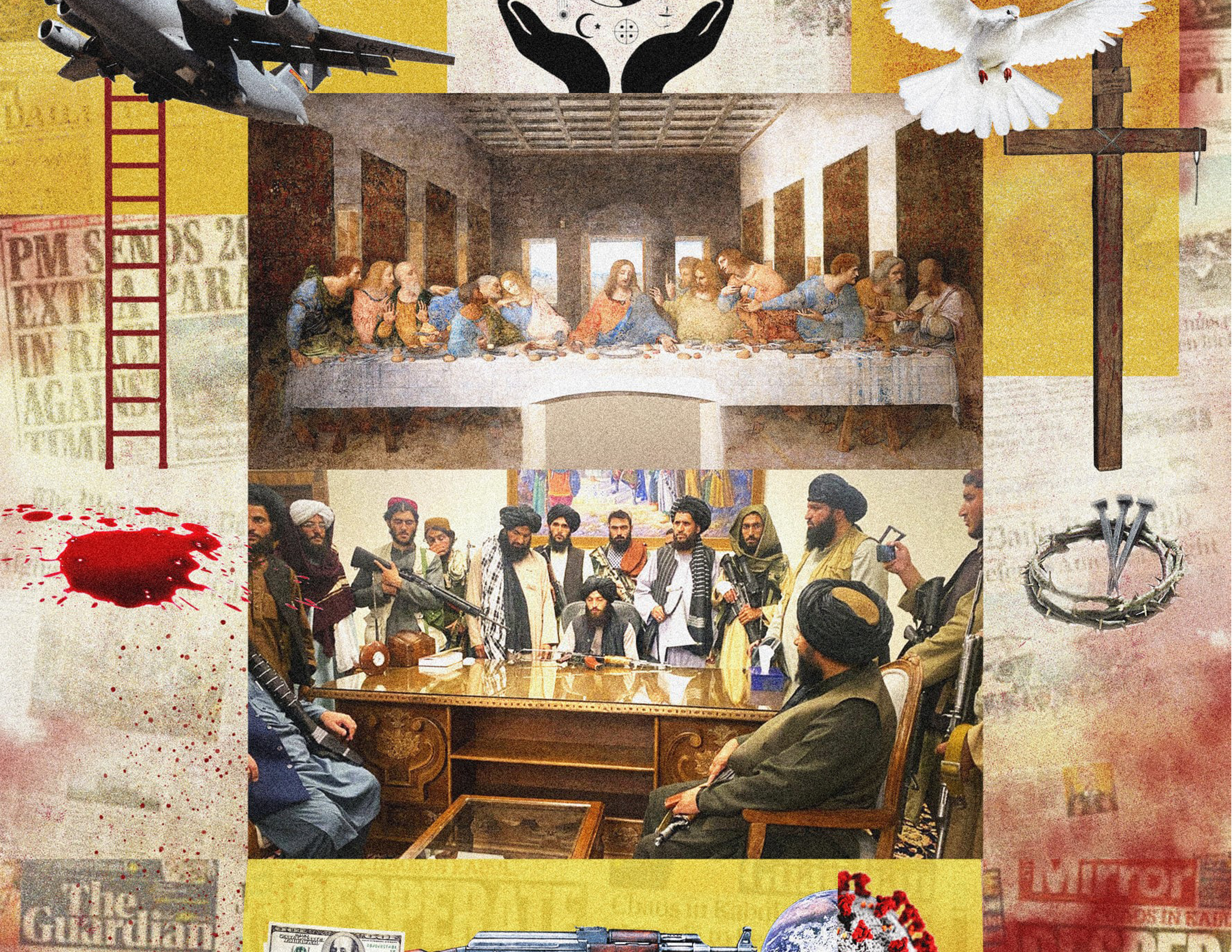 Humans Against Humanity – Collage Design